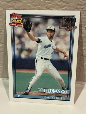 1991 Topps Operation Desert Shield #687 John Cerutti Toronto Blue Jays NRMT B - Image 1 of 2