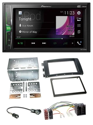 Pioneer 2DIN MP3 DAB USB Bluetooth Autoradio für Smart ForFour 04-06 ForTwo 07-1 - Bild 1 von 4
