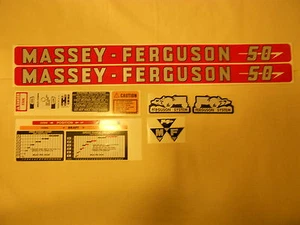 Massey Ferguson 50 Decal Set - Picture 1 of 1