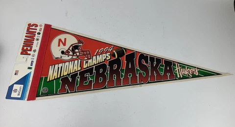 Nebraska Cornhuskers 1994 College Football National Champions Felt Pennant NCAA Cover
