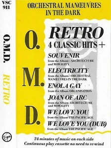 Orchestral Manœuvres In The Dark RETRO 4 HITS + CASSETTE MINI ALBUM Synthpop OMD - Picture 1 of 6