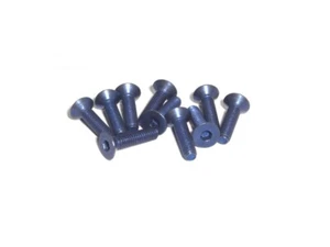 M3x12 DIN7991 blaue Titanschrauben Gr2 Senkkopf Senkkopfschrauben - Bild 1 von 6