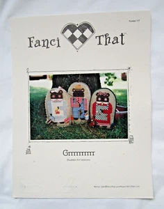Fanci That Grrrrrrrrrr Counted Cross Stitch Pattern 3 Bears - Picture 1 of 3