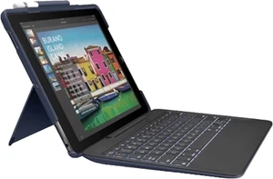 Logitech Slim Combo with Detachable Keyboard for 10.5" iPad Pro - Blue - Picture 1 of 2