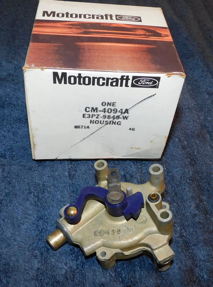 1983 1984 1985 Ford Mustang Capri NOS 5.0L HO HOLLEY 4V CARCAÇA DE ESTRANGULADOR DE CARBURADOR - Imagem 1 de 3