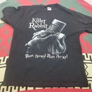 Vintage Distressed Monty Python “Killer Rabbit” T-Shirt L - Picture 1 of 4