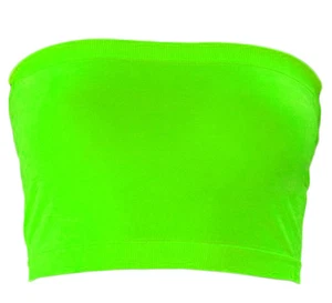 Seamless Tube Bra Bandeau Top - Picture 1 of 25