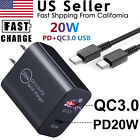 20W Usb C Fast Quick Charge Qc 3.0 P+Pd Power Adapter Wall Charger For Samsung