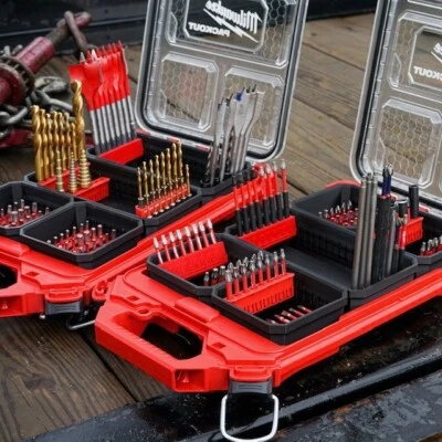 Milwaukee Shockwave kit (Bins & Bit Holders) for Shockwave Packout Low Profile - Image 1 of 4