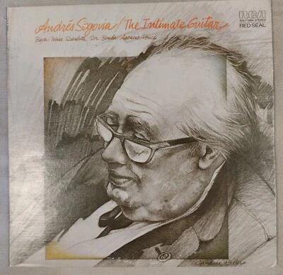 Andres Segovia The Intimate Guitar Vinyl Record LP 1975 RCA ARL1 0864 - Image 1 of 4