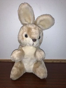 Vintage America Wego Golden Brown Bunny Rabbit 10" plush stuffed animal, 1982 - Bild 1 von 8