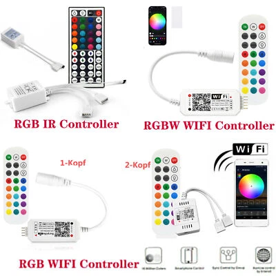 WiFi Remote RGB RGBW Led Strip Controller Dimmar Timer f. Android Echo Alexa IOS - Bild 1 von 4