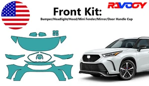 For Toyota Highlander XSE 2021-2025 Front Paint Protection Film PreCut PPF Kit - Picture 1 of 7