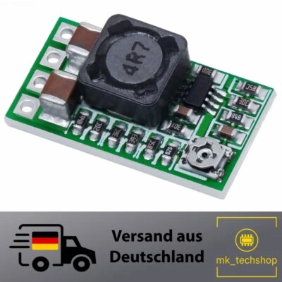 Mini Step Down Spannungsregler 1,8V 2,5V 3,3V 5V 9V 12V 3A Modul DC-DC Wandler - Bild 1 von 4