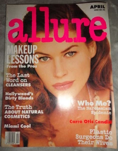 Vtg Allure 4/1992 Naomi Campbell Carre Otis Stephanie Seymour Eva Herzigova - Imagen 1 de 1