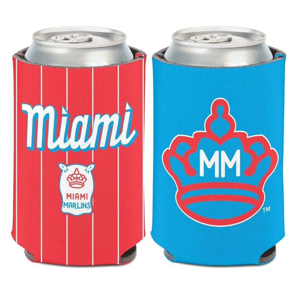 MIAMI MARLINS SUGAR KINGS 2 SIDED DESIGN CAN HOLDER NEW WINCRAFT 👀 - Image 1 of 1