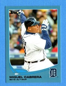 2013 Topps Wal-Mart Blue Border #374 Miguel Cabrera Jugador Más Valioso Tigres de Detroit - Imagen 1 de 1