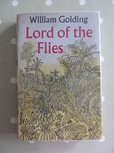 LORD OF THE FLIES WILLIAM GOLDING FABER & FABER FIRST EDITION 5th IMP HB DJ 1960 - Picture 1 of 11