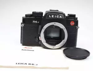 Leica R6.2 Kamera Camera Schwarz black Body Leitz 95650 neuer Service - Bild 1 von 8