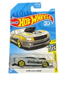 Hot Wheels 50th Speed Graphics 5/10 Gris 10 Pro Stock Camaro Mooneyes 345/365 - Imagen 1 de 5