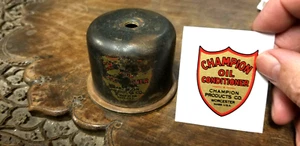 Champion Oil Conditioner Canister Water Slide Decal - Picture 1 of 5