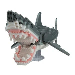 Nanoblock NBM-027 DX Great White Shark - Picture 1 of 4