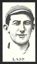 1975 TCMA  John Jack Lapp  ATHLETICS  UNSIGNED  3-3/16 x 5-11/16  PHOTO CARD #2