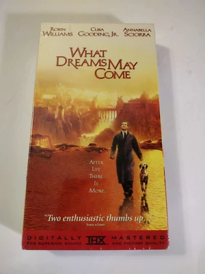 WHAT DREAMS MAY COME VHS video tape FACTORY SEALED Store sticker Robin Williams - Image 1 of 4