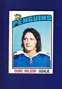 Dunc Wilson 1976-77 O-PEE-CHEE OPC Hockey #102 (VG) Pittsburgh Penguins
