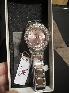 Reloj Mujer Olevs Rosa Y Plata - Imagen 1 de 2