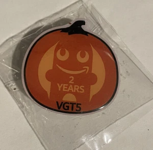 Amazon Employee Halloween Pumpkin Pin - Picture 1 of 4