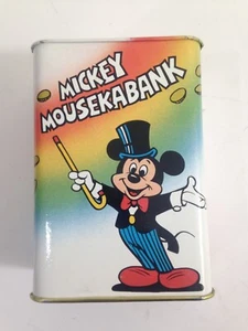 De colección - Disney Hallmark Mickey Mouse Club Banco de monedas de hojalata Mousekabank - Imagen 1 de 9