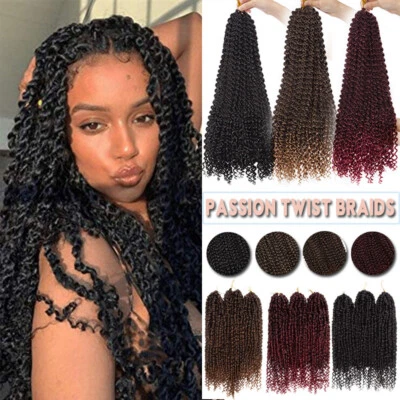 Boho Spring Passion Twist Hair Water Wave Crochet Braiding Fluffy Hair Extension - Image 1 of 4