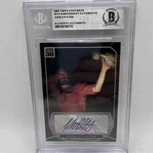 2007 Topps Star Wars 30th Anniversary John Dykstra autograph. Beckett Authentic - Picture 1 of 6