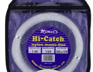 Momoi Hi-Catch Monofilament Leader | 100 Yards | Clear | Pick Line Class - Picture 1 of 1