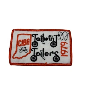 Vtg 1979 Bicycle Patch CIBA Central Indiana Bicycling Assoc. Cycling State - Picture 1 of 2