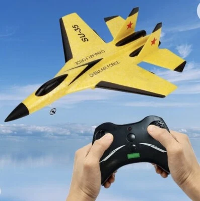SU-35 Jet Fighter Plane Stunt RC Airplane, 2.4G Remote Control Jet Plane Toy New - Image 1 of 4