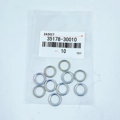 10x New 35178-30010 TRANSMISSION DRAIN PLUG GASKET For TOYOTA & LEXUS - Image 1 of 4