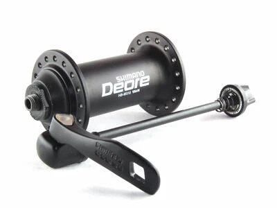 Shimano Deore Front Hub 32h Black HB-M510 with QR axle and skewer, MTB, new - Image 1 of 2