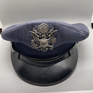 VINTAGE AUTHENTIC US ARMY LT OFFICER'S HAT FLIGHT ACE BRAND - Picture 1 of 12