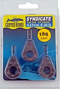 Dinsmores Syndicate Gripper Bombs Fishing Weights 18g 5/8oz 4155 - Picture 1 of 3