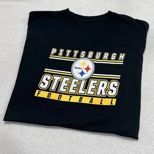 Pittsburgh Steelers NFL Equipo Ropa Hombre Camiseta Camiseta Talla Extra Grande Negra - Imagen 1 de 8