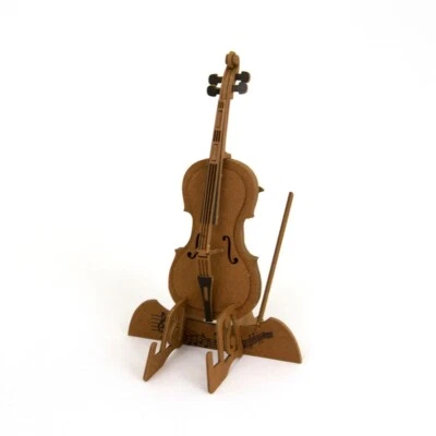3D Puzzle Paper Art si-gu-mi PLUS Cello Memo Stand Instrument Craft Kit Easy - Image 1 of 4