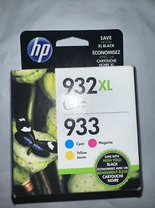 HP 932XL/933 (N9H62FN) Błękitny/Czarny/Purpurowy/Żółty wkład atramentowy 2025 - Zdjęcie 1 z 1