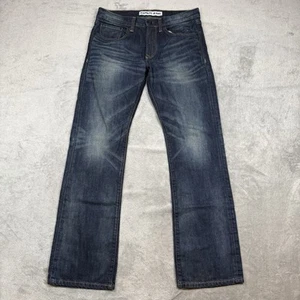 Express Rocco Slim Fit Boot Cut Medium Wash Whiskered Herren 31x32 Denim Jeans - Bild 1 von 10