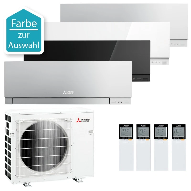 Mitsubishi MSZ-AP25VG 2,5 kW + MXZ-4F72VF Klimaanlage - Weiß