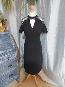 Gorgeous Coast Dress Size 16 Black Classic Elegant Wedding Ascot Cruise - Picture 1 of 7