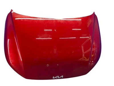 2025-2026 KIA K4 FRONT HOOD BONNET PANEL CURRANT RED (R4R) *PAINT CHIPS* OEM — 第 1/4 张图片