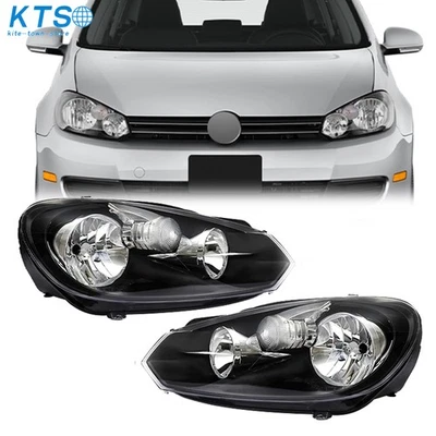Conjunto de par de faros para Volkswagen Golf Jetta Sportwagen (MK6) 2010-2014 Foto 1 de 4