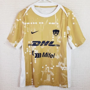 Nike UNAM Pumas México Home Jersey Camiseta de Fútbol Dorada Talla M DHL Calce Ajustado - Imagen 1 de 12